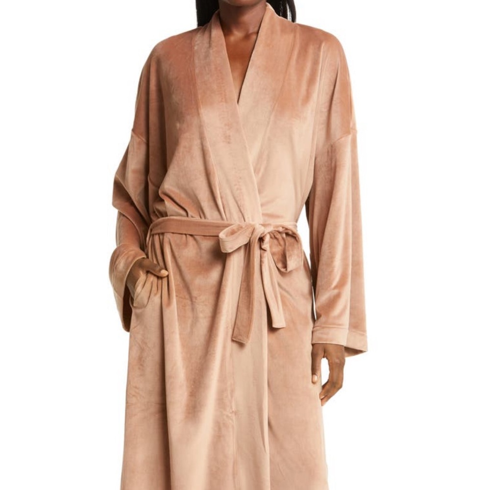 Skims Velour Wrap Robe
